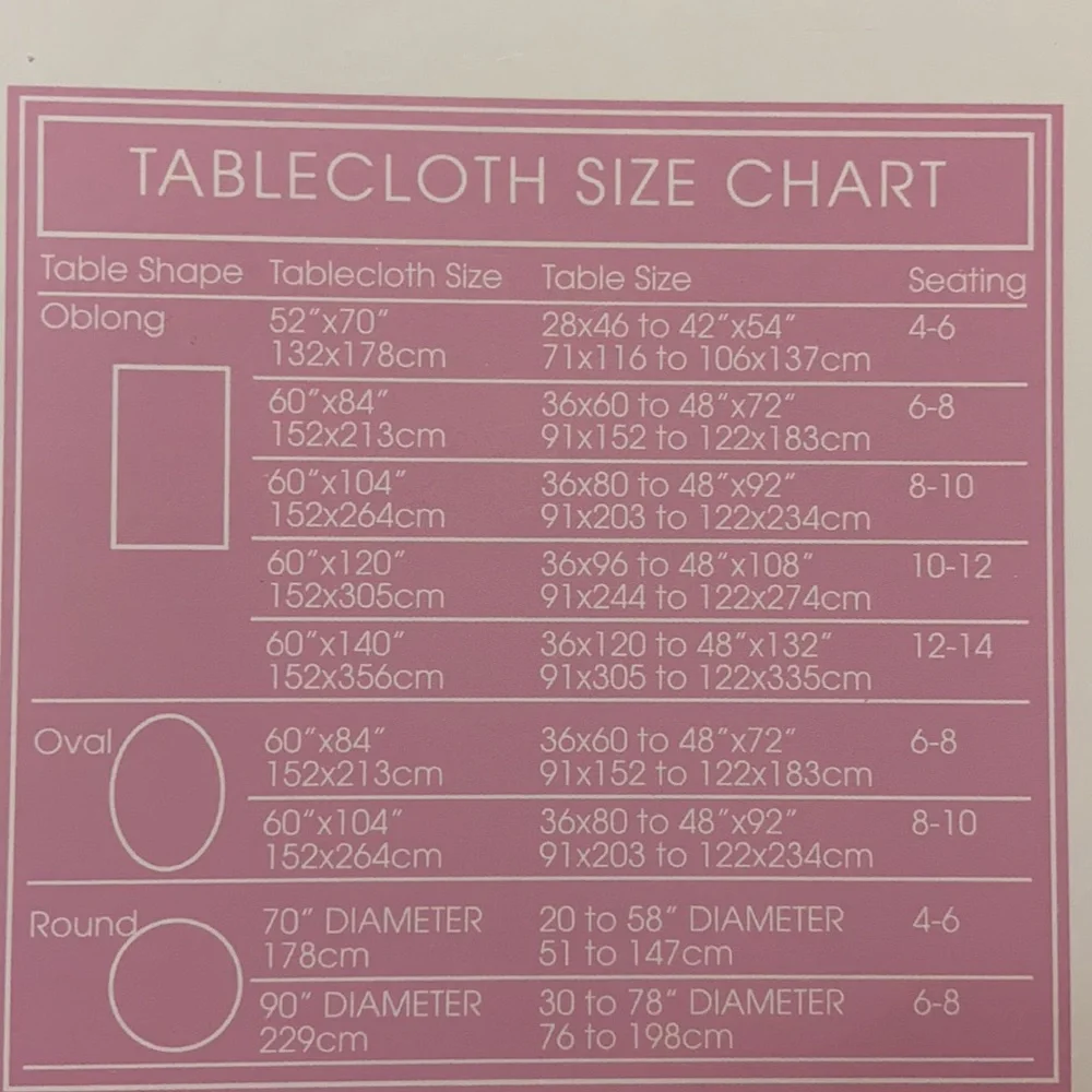 NEW EASTER TABLECLOTH 60” x 104” EASY CARE FLORAL EASTER EGGS SPRING